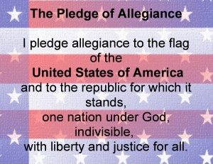 Pledge of Allegiance; Photo: Internet