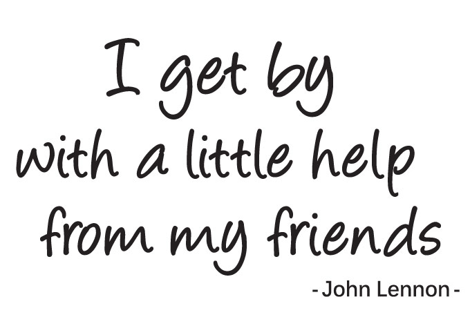 wall_quote_i_get_by_help_friends_s