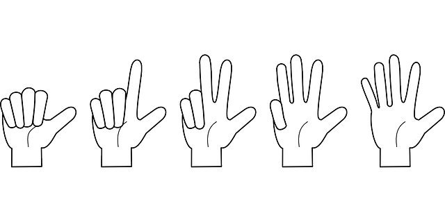 gesture fingers counting