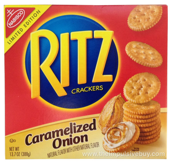 Nabisco Limited Edition Caramelized Onion Ritz Crackers